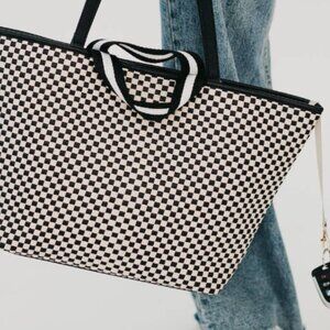 NWT Woven Vegan Leather Tiffany Tote